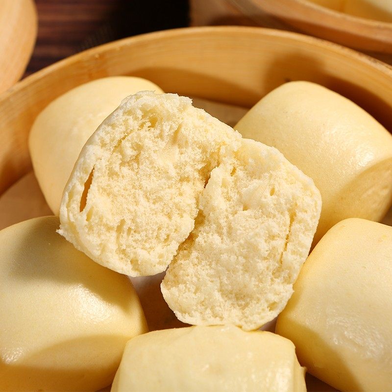 馒头米欧快厨奶香学生营养早餐点心家庭半成品包点