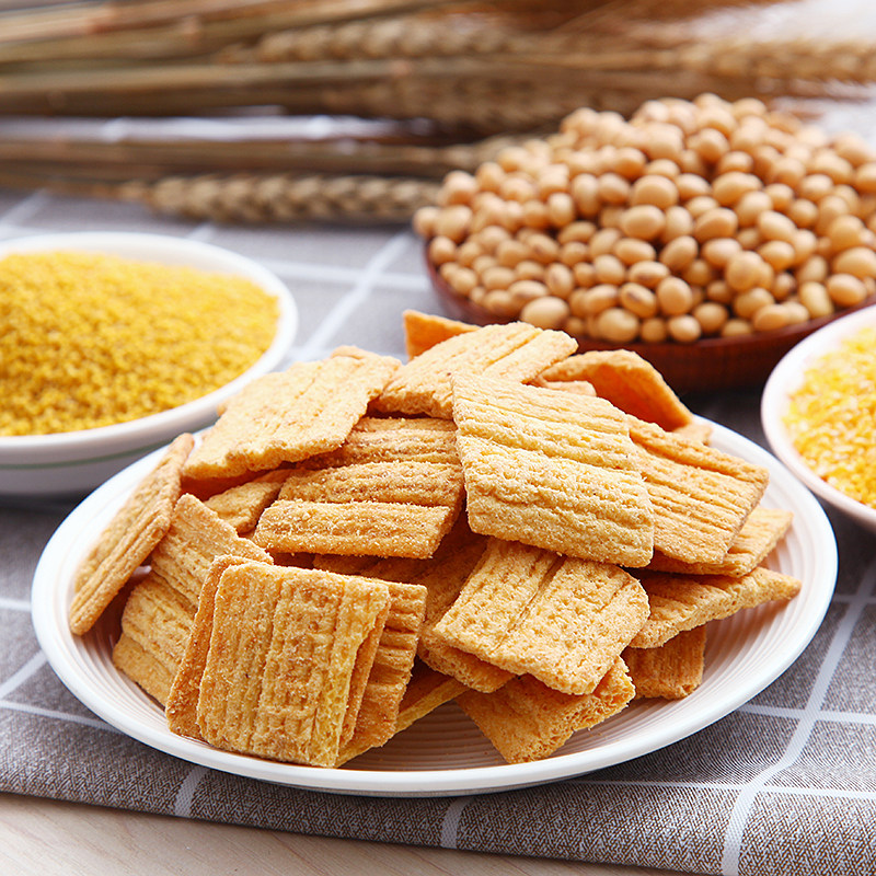 运德粗粮锅巴75g*8袋8090怀旧小吃办公室休闲食品网红零食小包装