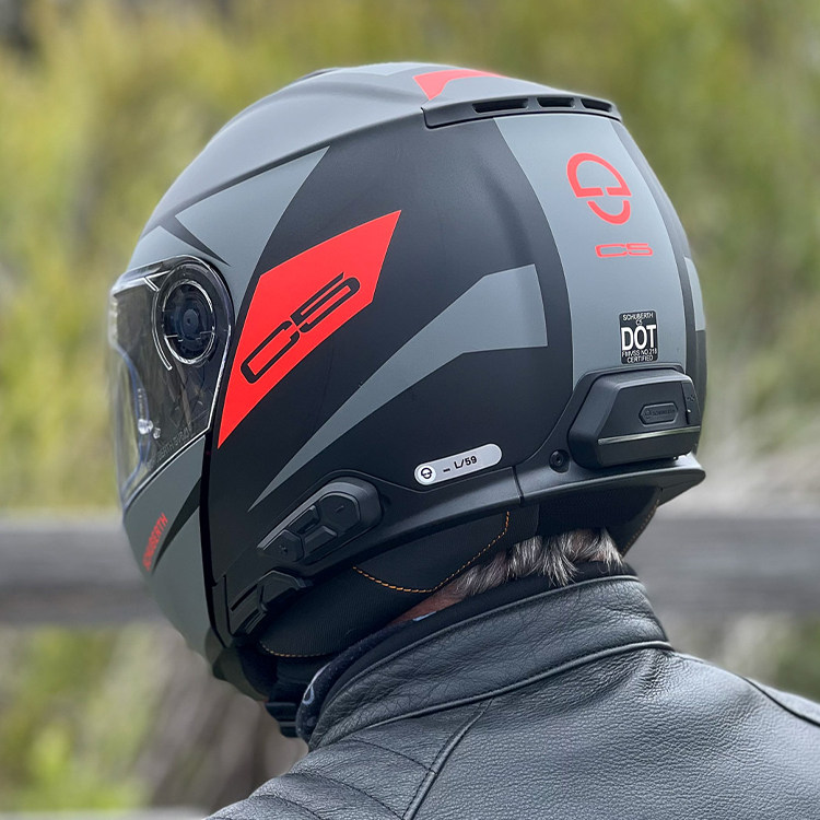 新款正品schuberth舒伯特c5揭面四季镜片防水蓝牙摩托车头盔