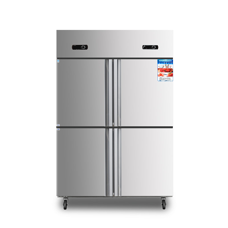 冰箱冷藏六门酒店保鲜冷冻商用冰柜不锈钢双温展示柜