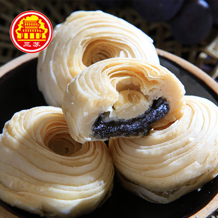 四川眉山特产三苏龙眼酥新礼盒盒装180克2盒传统中式糕点