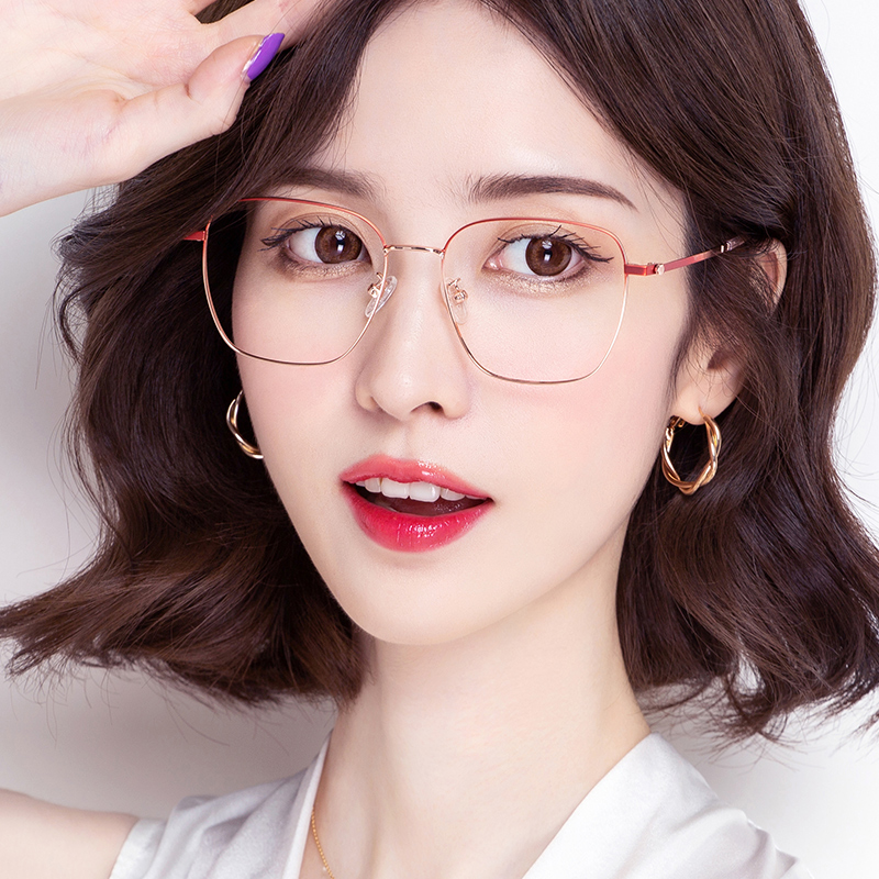 眼镜近视近视眼女超超轻显脸小韩版潮防蓝光可防蓝光镜