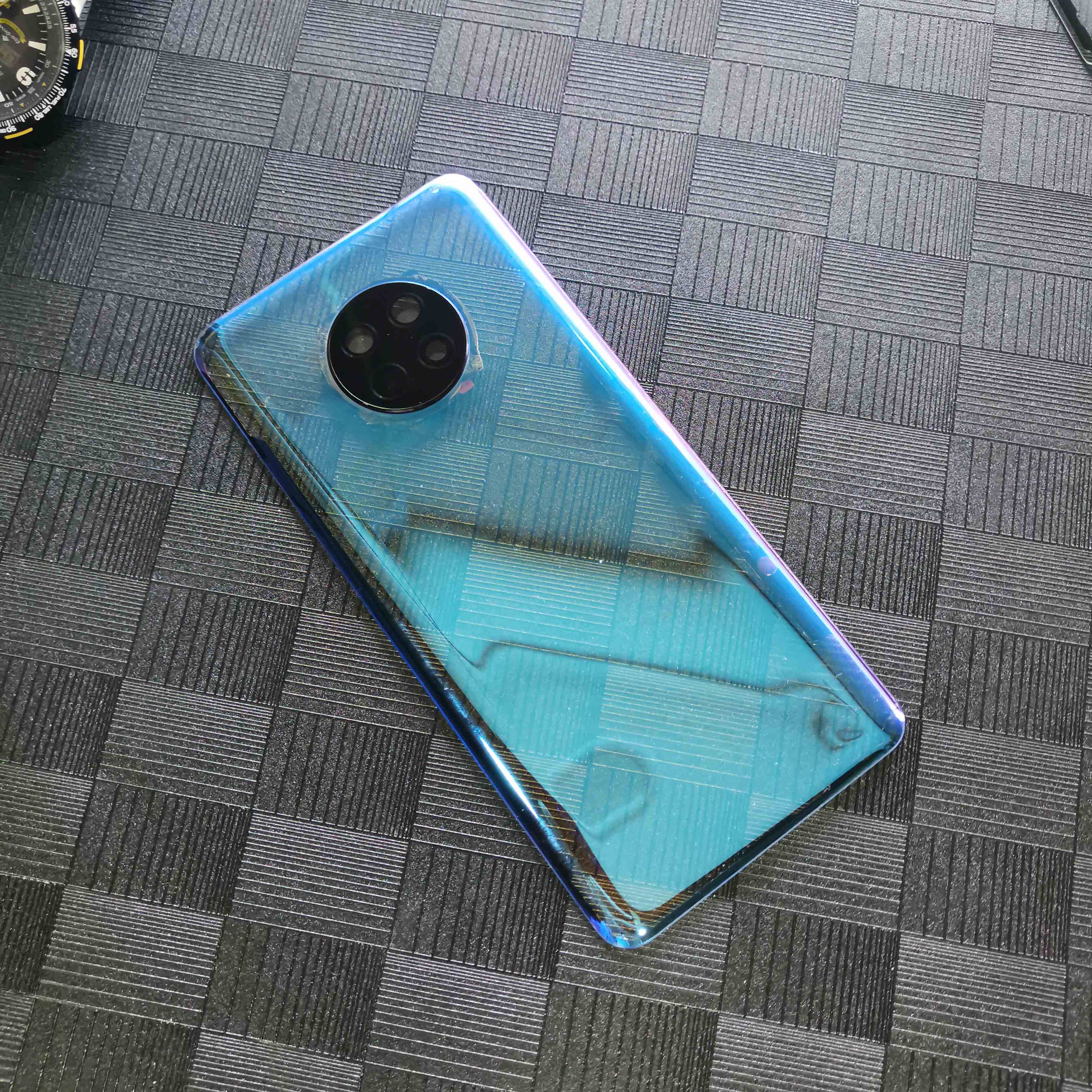 适用华为mate30玻璃后盖mate30pro电池背壳改装透明手机零部件