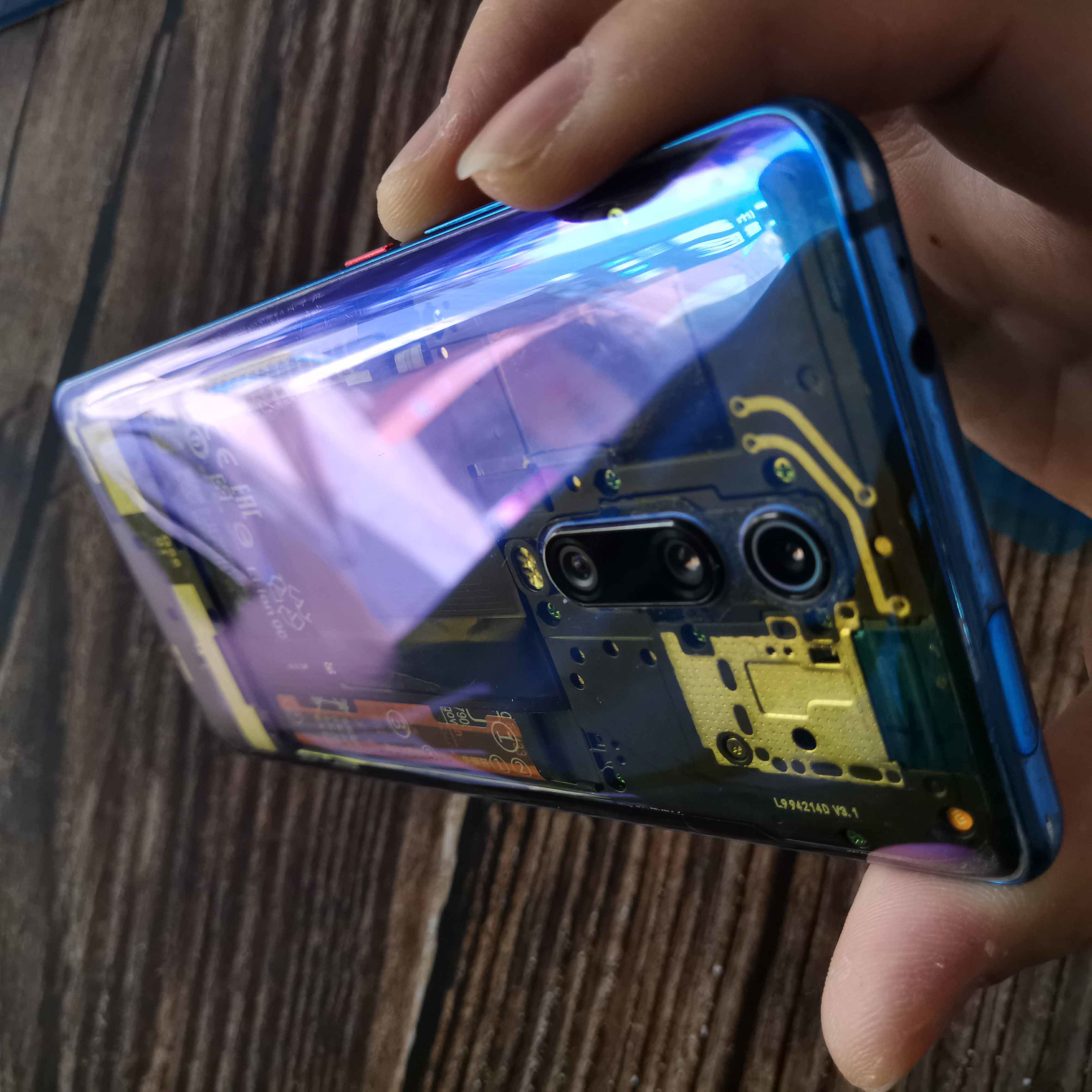 适用redmik20pro玻璃透明后盖小米红米k30pro改装原装手机零部件