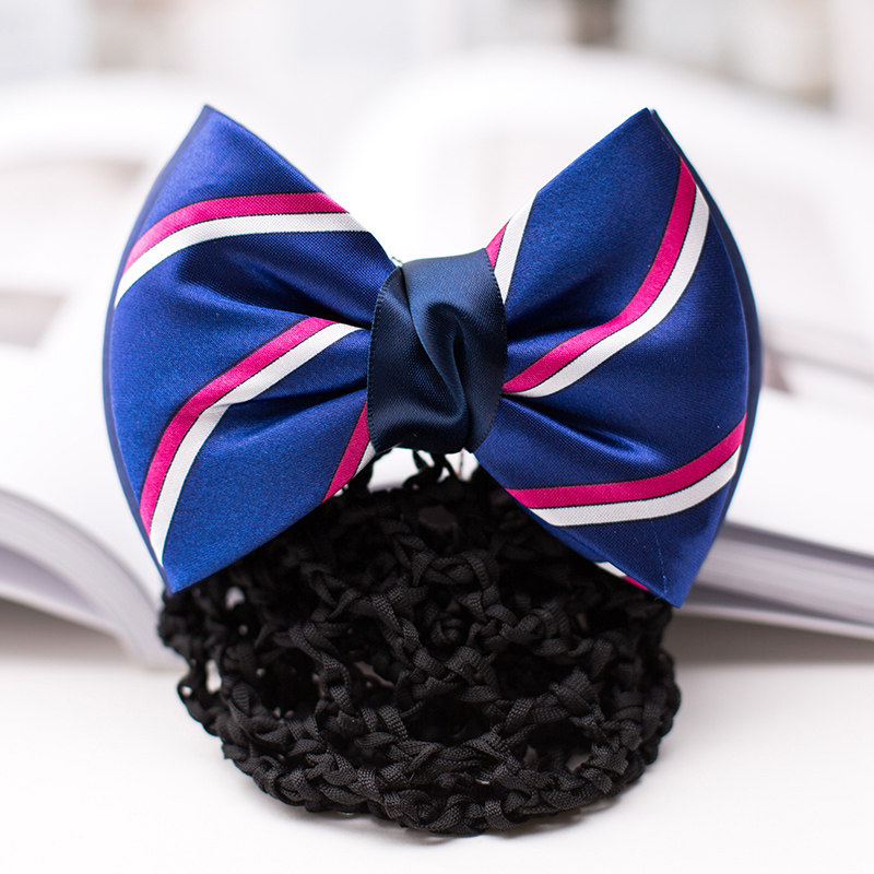 职业头花银行空姐护士酒店酒店服服务员网兜简约发饰