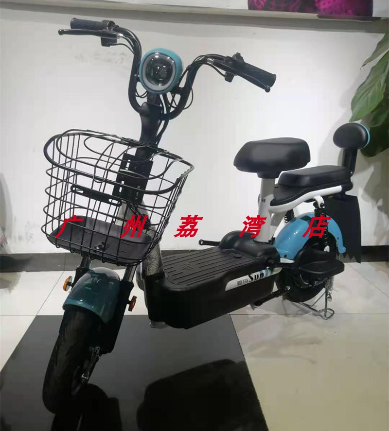 爱玛电动车小糖豆新款国标48v20a锂电池不限限速上牌电动自行车