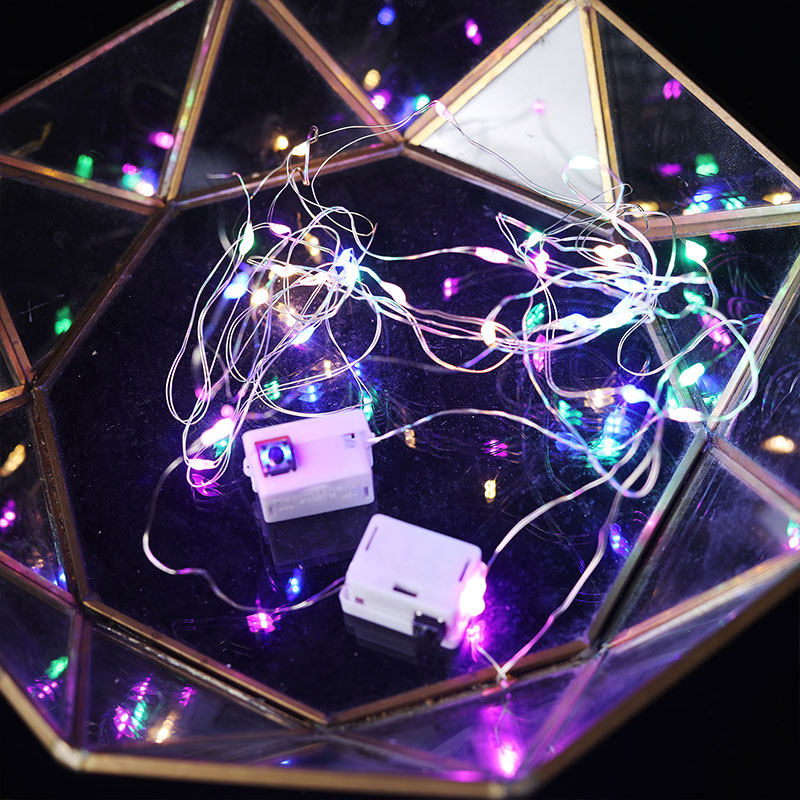 会发光的彩灯装饰品led灯串创意闪灯抖音生日糖盒