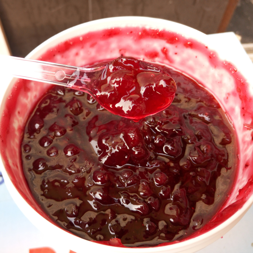 2kg 炒冰调配果酱 欢果颂玫瑰蔓越莓果粒酱