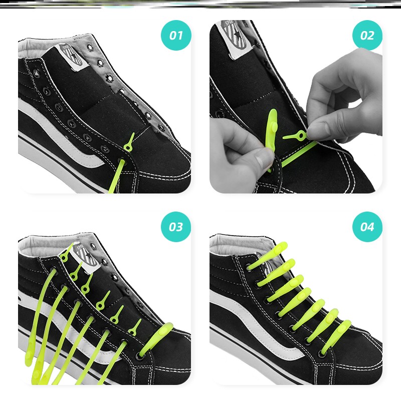 网红抖音免系鞋带运动鞋男鞋绳锁紧扣固定器女鞋鞋带