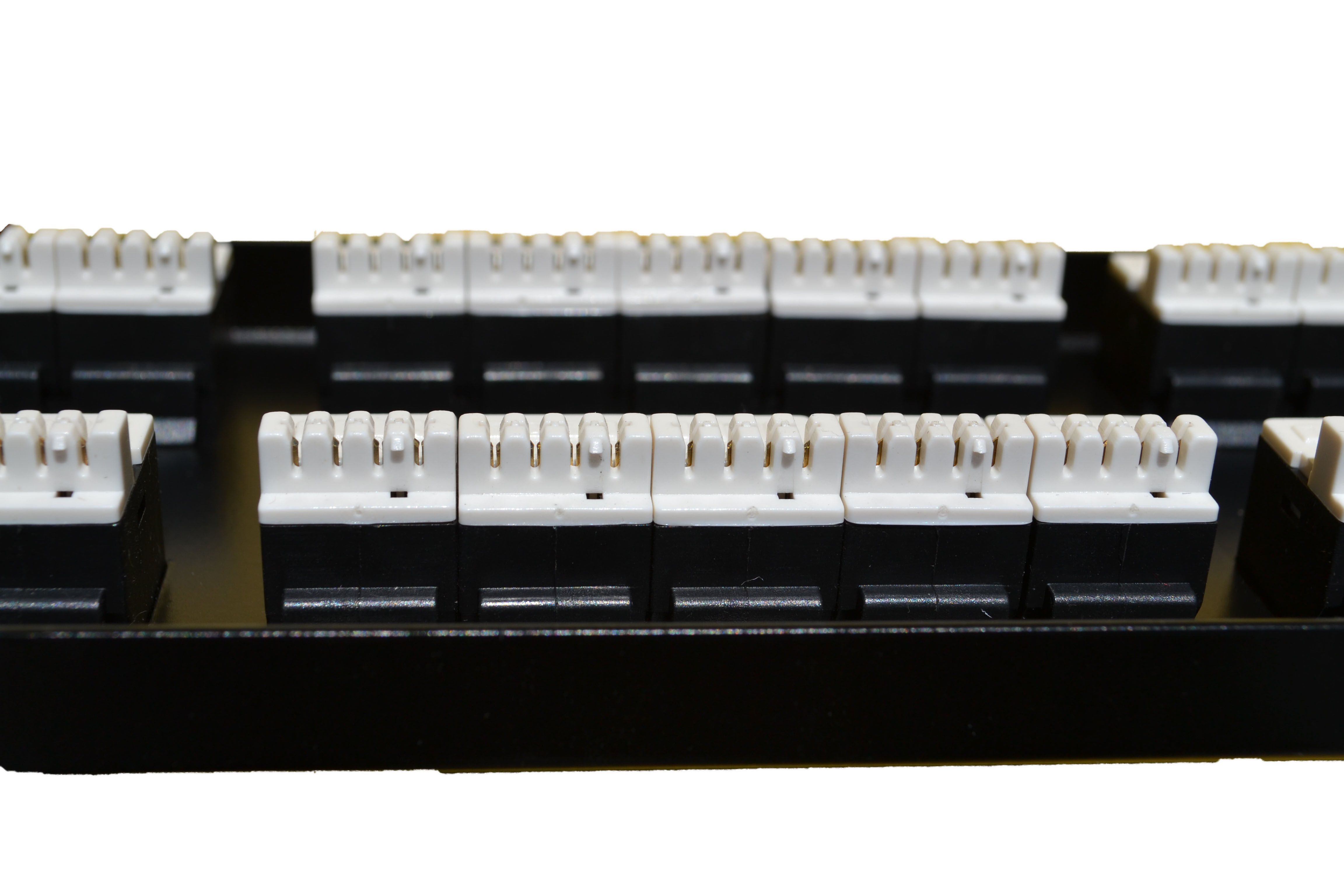 电话语音配线架50口安普洪业rj11线路板模块配线槽