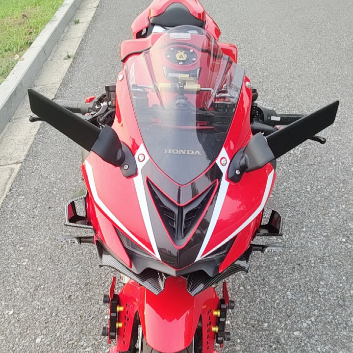 宝马s1000rr杜卡迪v2v4雅马哈r3r6改装风翼盖帽配饰