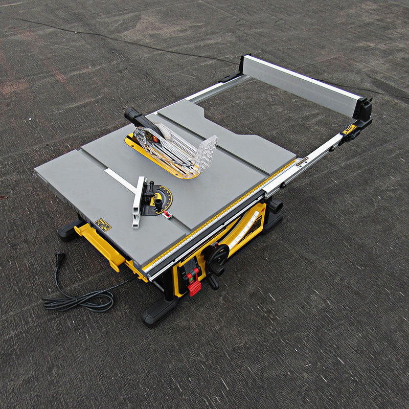 得伟dewalt木工推台锯木材切割机台式电圆锯10寸dwe7492斜切锯