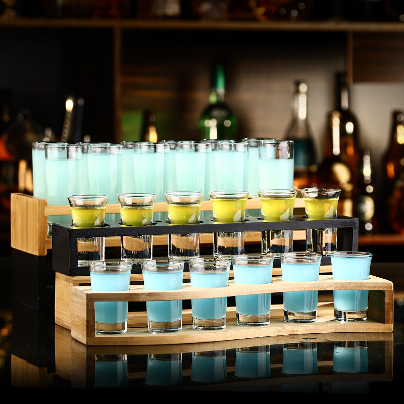 酒吧子弹杯套装 白酒杯吞杯烈酒杯一口shot杯b52洋酒杯鸡尾酒杯子