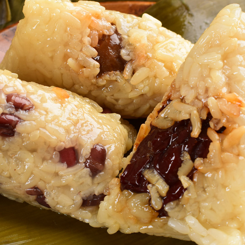 粽子大红红枣蜜枣红豆口味东北特产老式手工粽子