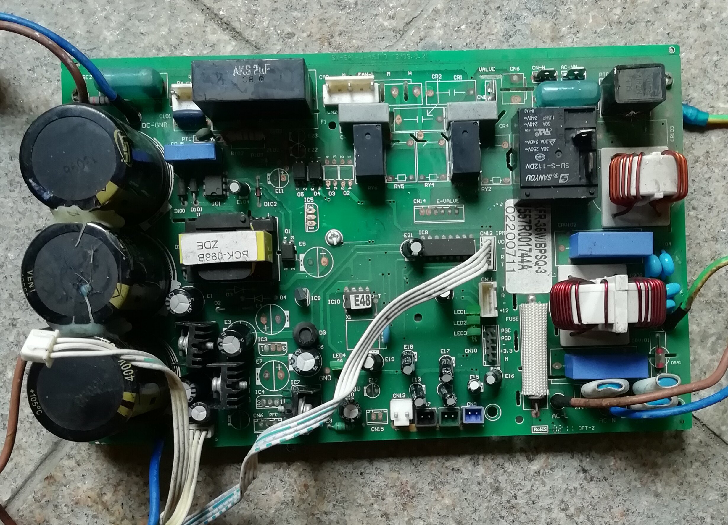 奥克斯空调变频电脑kfr2635wbpsvbpsqbpsfbpsapcb电路板