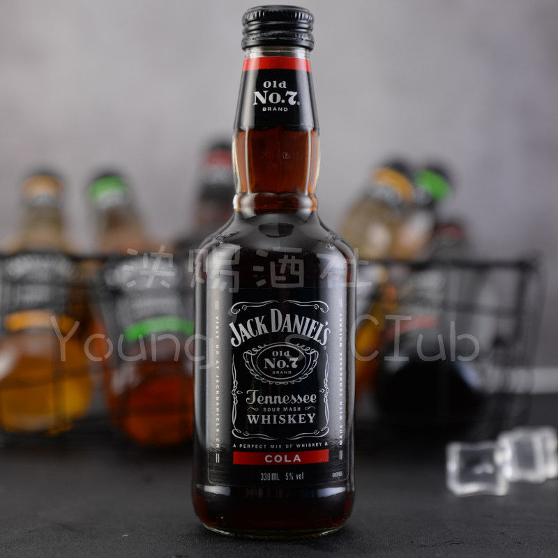 24瓶整箱可乐味杰克丹尼威士忌预调鸡尾酒330ml