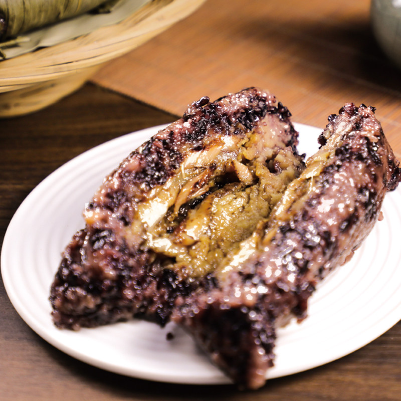 鲜肉大粽黑米粽手工即食大粽子新鲜礼盒