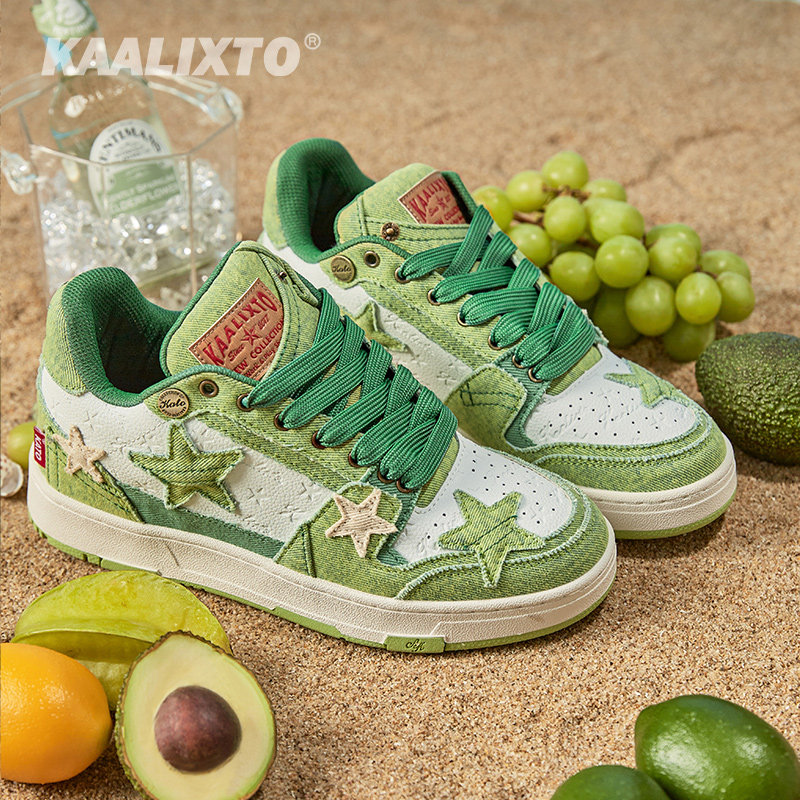kaalixto潮牌星星鞋子潮板舒适情侣休闲板鞋