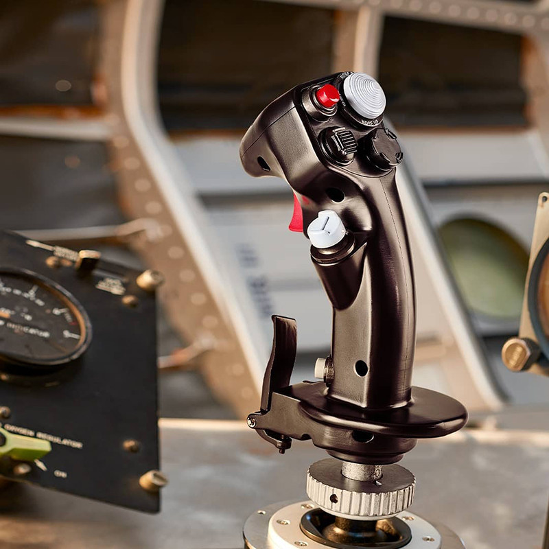 五分科技图马思特疣猪a10c金属双手专业飞行摇杆摇杆