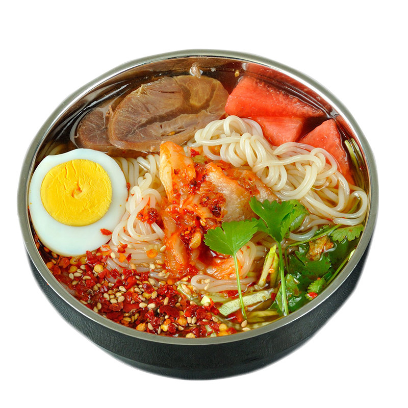 东北延边朝鲜族冷面凉面袋装送料方便素食正宗冷面