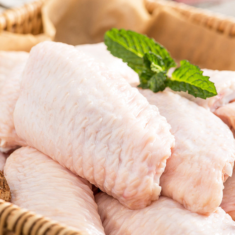 鸡翅冷冻新鲜4斤中鸡中翅翅膀1kgx2生鸡翅