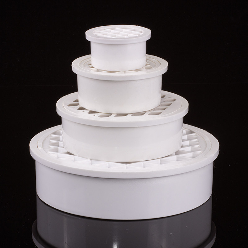 pvc地漏内插简易盖子下水道接头排水管配件防堵upvc管