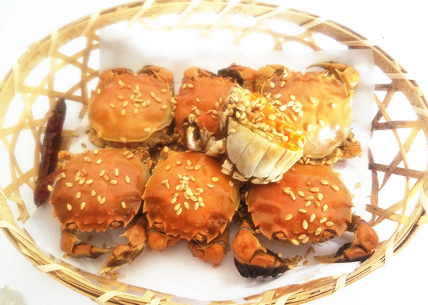 生之润香辣蟹罐装零食即食醉蟹发财蟹熟食麻辣小螃蟹包邮