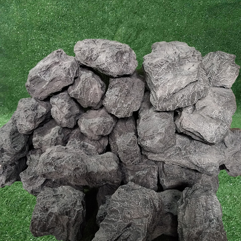 定制仿真高密度泡沫石头假山造景摄影婚庆塑雕舞台演出道具假石头