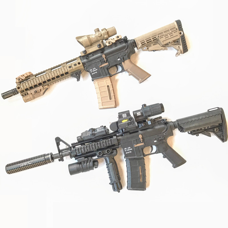 锦明10 9代m4突击枪改装魔改爆改m416玩具自动电动连发玩具水弹枪