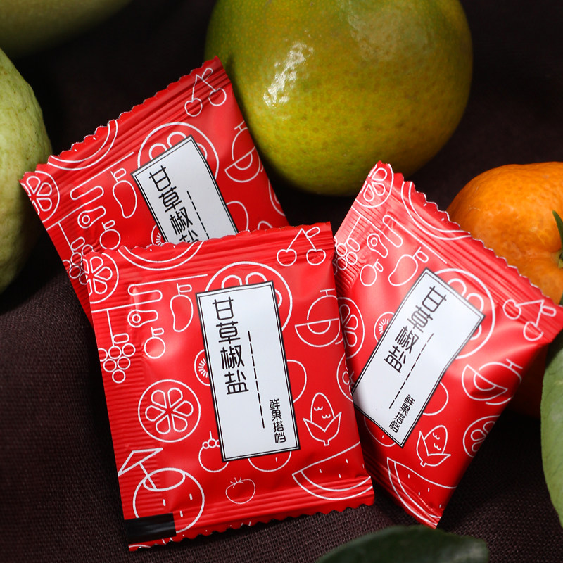 50小袋广西特产甘草盐钦州手工自制辣椒盐水果盐调味配料非酸梅粉