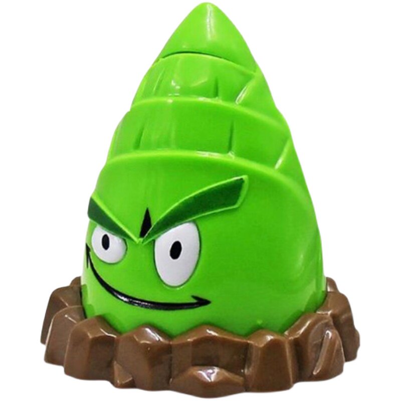 绿色可发发光竹笋单个植物大战僵尸玩具带灯光强酸柠檬仿真