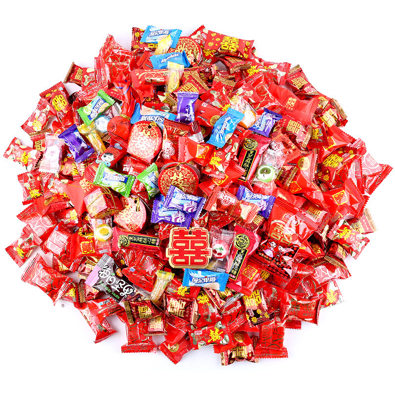 散装糖果喜糖发批5斤装结婚庆礼混合口味什锦糖果