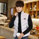 Down cotton vest men's autumn and winter jackets Korean version of the trend plus velvet thick warm waistcoat vest vest outer wear Down cotton vest men's autumn and winter jackets Korean version of the trend plus velvet thick warm waistcoat vest vest outer wear