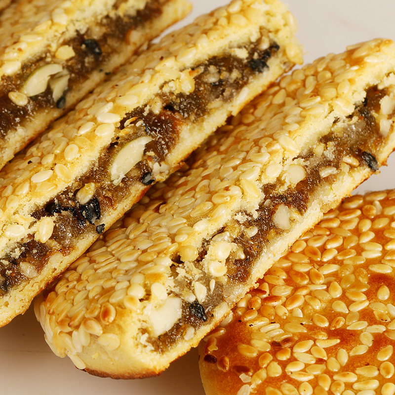 锦城记土麻饼成都特产老式手工传统芝麻饼四川特产糕点零食名小吃