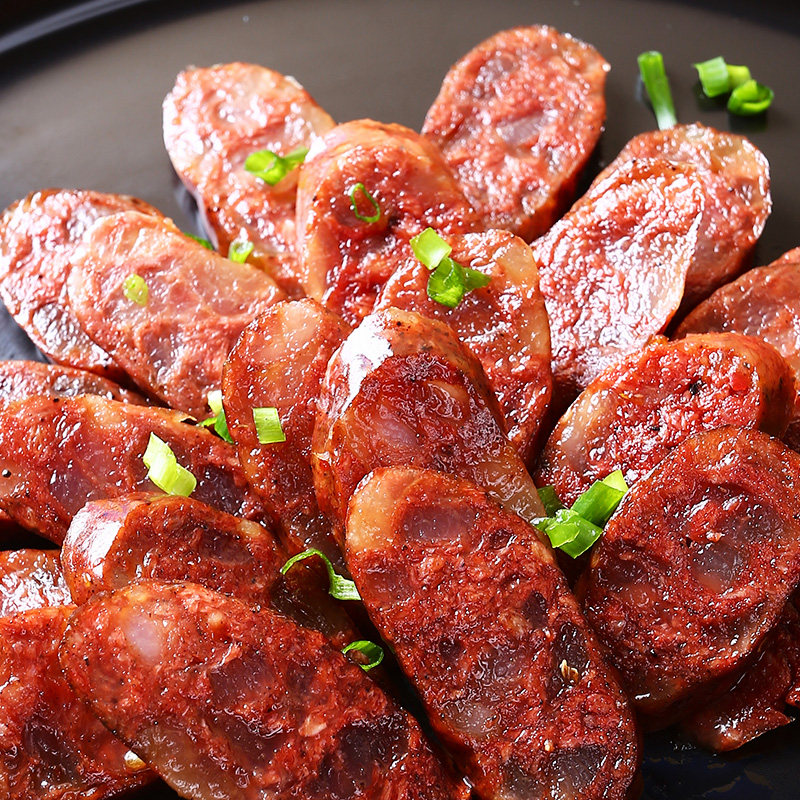 香肠湖南湘西西苗老表凤凰腊肠500g纯肉五香香肠