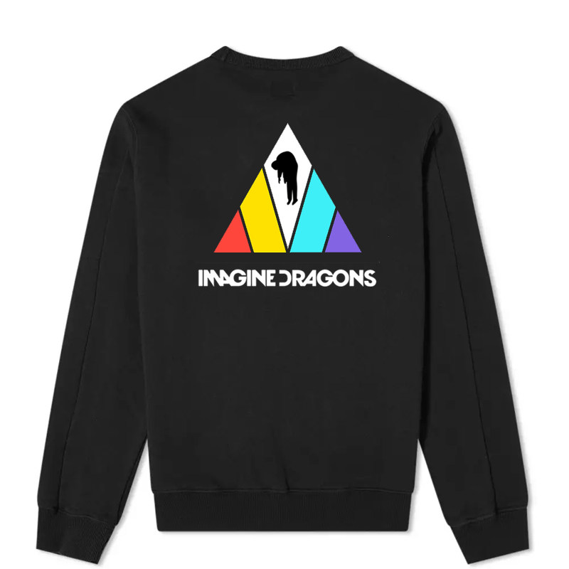 imaginedragons梦龙乐队独立摇滚乐队圆领长袖宽松男士卫衣