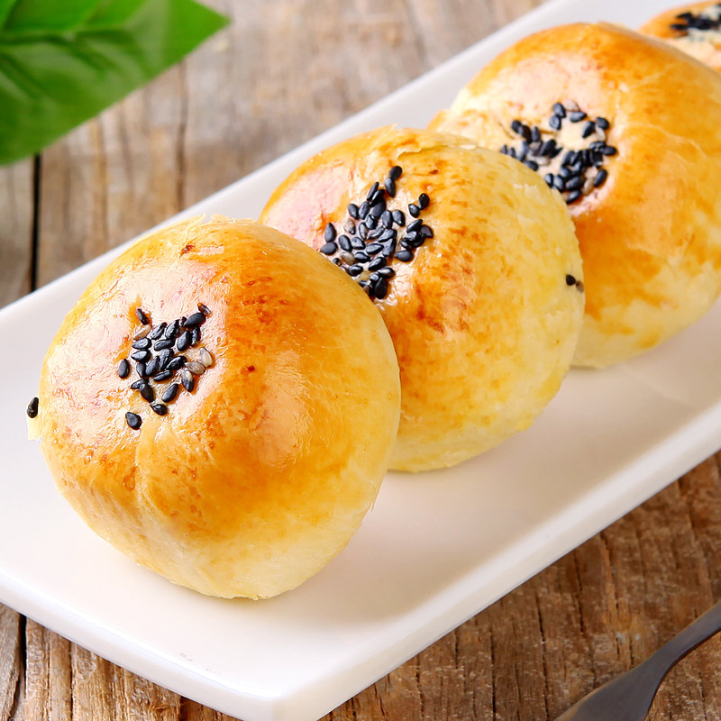 珍粹家蛋黄酥4粒装 红豆雪媚娘麻薯手工传统糕点美食点心早餐零食