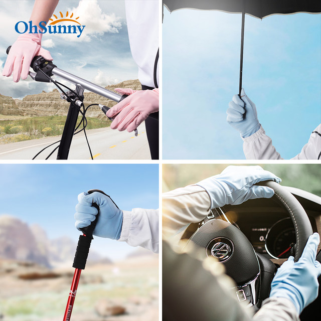 ohsunny sunscreen gloves outdoor sports anti-ultraviolet breathable non-slip gloves touch screen driving sunshade gloves ohsunny sunscreen gloves outdoor sports anti-ultraviolet breathable non-slip gloves touch screen driving sunshade gloves