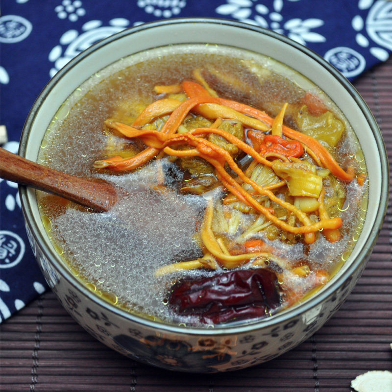 陈太靓汤蛹虫草枣圆汤 广东煲汤材料包滋补汤膳食炖品汤材料包