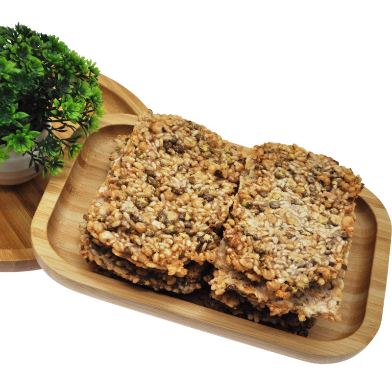 延边特产绿豆农家锅巴薄脆手工烘烤油炸零食薄脆饼干