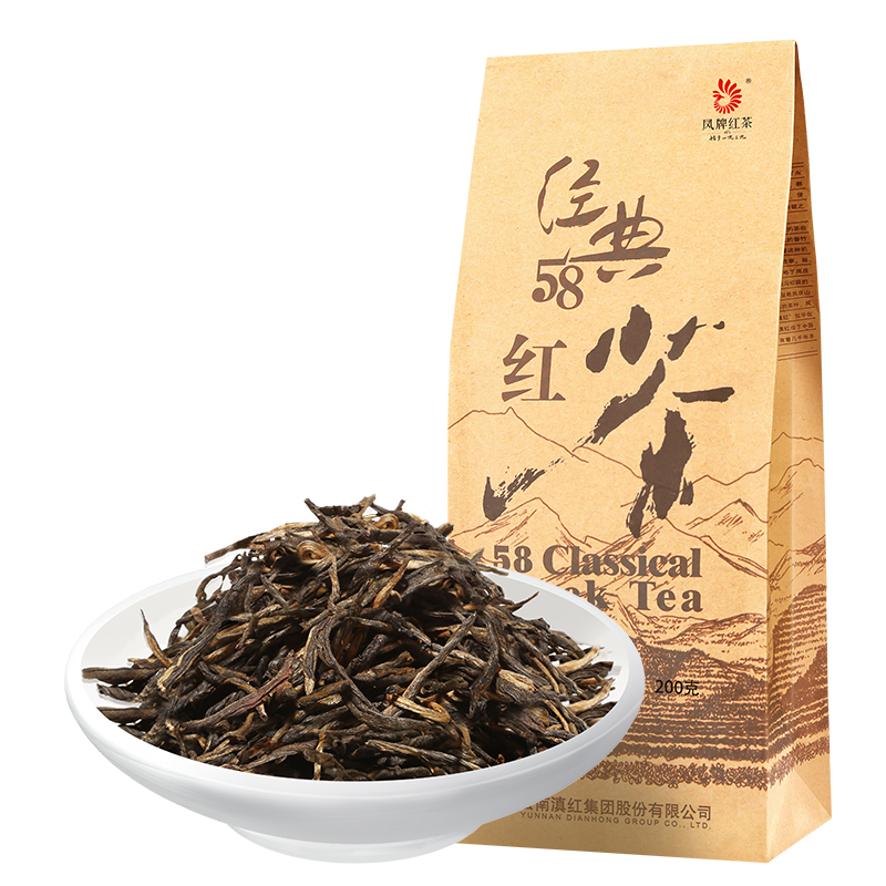 200g云南凤庆滇红特级茶经典2018新茶凤牌红茶