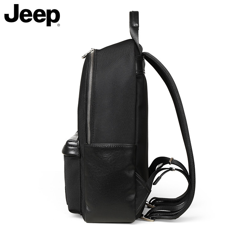 jeep经典商务双肩包男士潮流时尚笔记本电脑包旅行大容量双肩背包