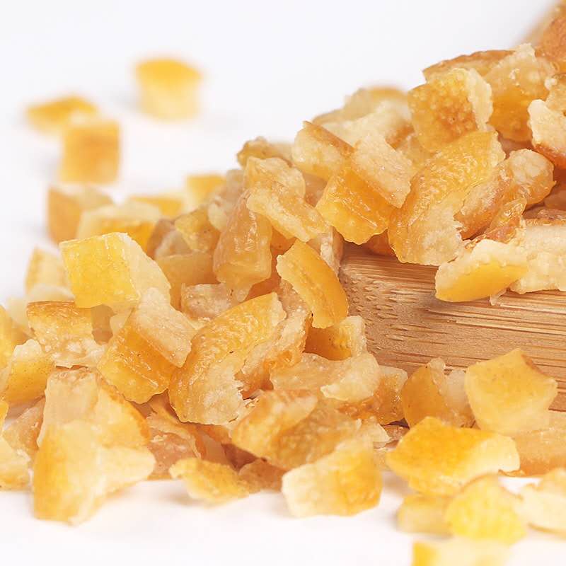 糖渍橙皮丁烘焙原料橙皮糖陈皮干陈皮丁500g10kg整箱散装