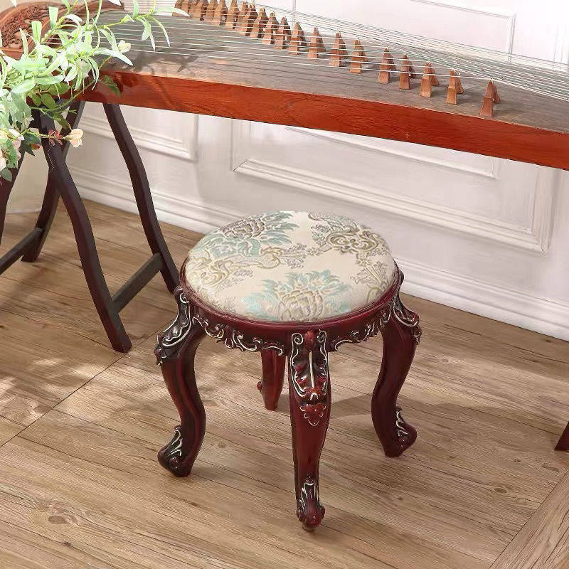 古筝凳子练琴圆凳琴凳42公分高中式中式古典钢琴钢琴