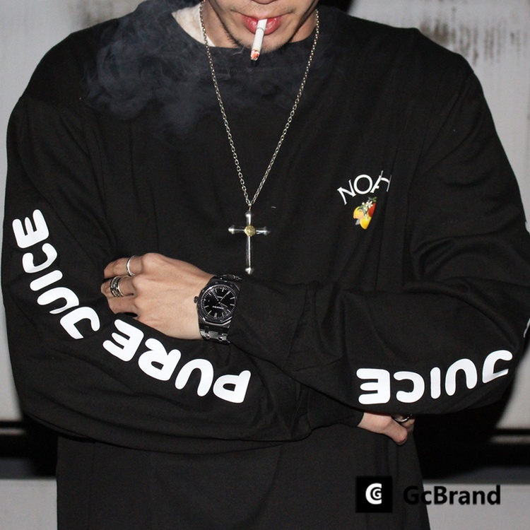 GcBrand FdbF NOAH 美式休闲潮牌印花长袖T恤男女情侣装上衣秋季