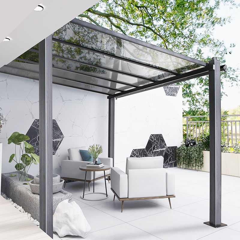 户外遮阳棚小院子防雨棚子露台阳台别墅庭院遮阳篷