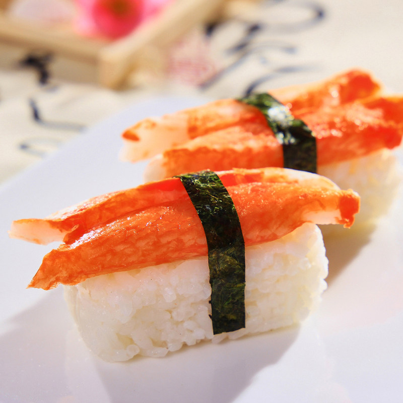 蟹肉盛华华力二味鳕蟹柳手模拟松叶纪文蟹柳蟹系列