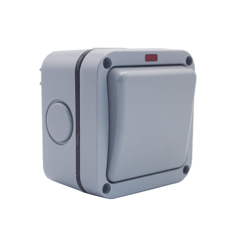 开关户外防水20a防暴暴雨一开双控明装ip66双控开关