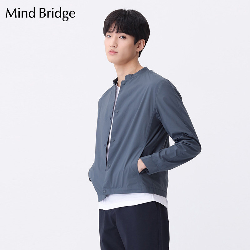 mindbridge百家好男士夹克韩版休闲时尚都市mujp3102夹克