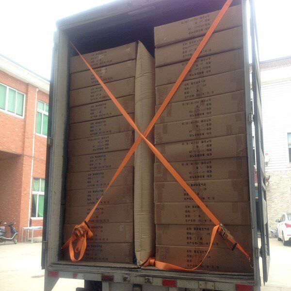 集装箱固定货柜出口捆绑绑带拉紧车厢货物安全拖车绳